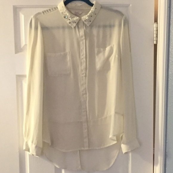 Candies Long sleeve Button Down - Picture 1 of 4